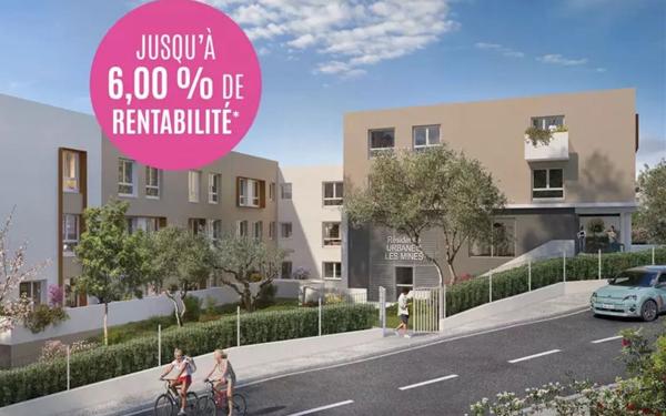 Appartement à vendre    2 pièces •  Alès