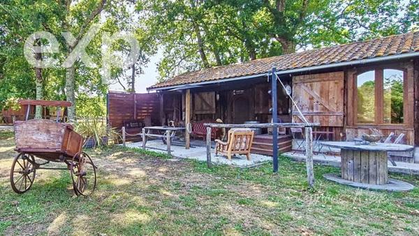 PROPRIÉTÉ AU BORD DU LAC DE BISCAROSSE