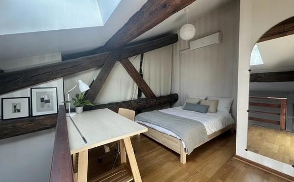 HOTEL DE VILLE: T2 DE CARACTERE EN DUPLEX / CLIMATISE