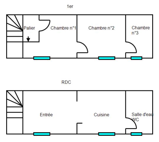 A VENDRE - MAISON T4 AVEC COUR- AVENUE JEAN JAURES