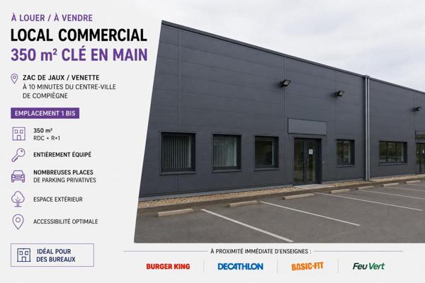 SECTEUR JAUX (60) - BUREAUX / LOCAL PROFESSIONNEL  VENTE