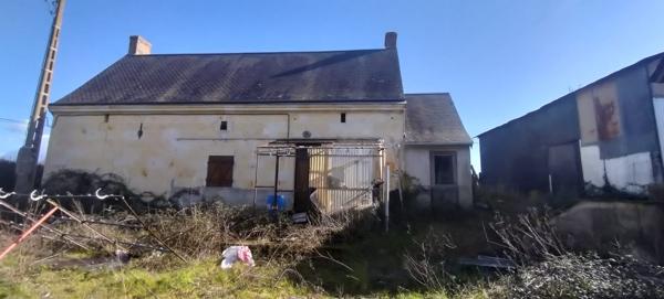 À vendre - Maison ancienne, 3 pièces située à Lhomme (72340)