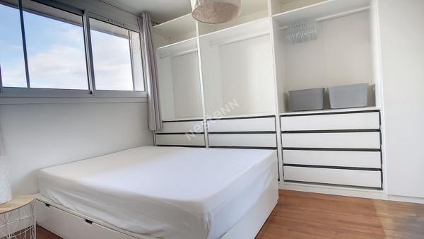 A LOUER APPARTEMENT MEUBLÉ TYPE 3 POITIERS HYPER CENTRE QUARTIER MAGENTA 2 CHAMBRES GRAND BALCON