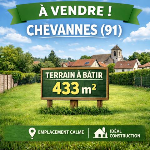 Terrain Chevannes 433 m2
