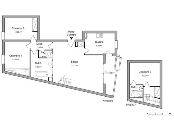 Location Appartement 4 pièces 84.3 m² - 19 RUE MICHEL MERINO Marseille 13005