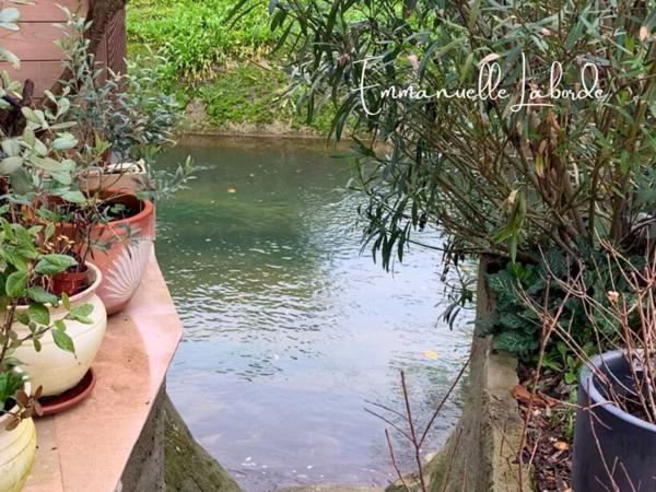 Maison de ville 4 chambres avec piscine et accès privé à la rivière – Bergerac (24)