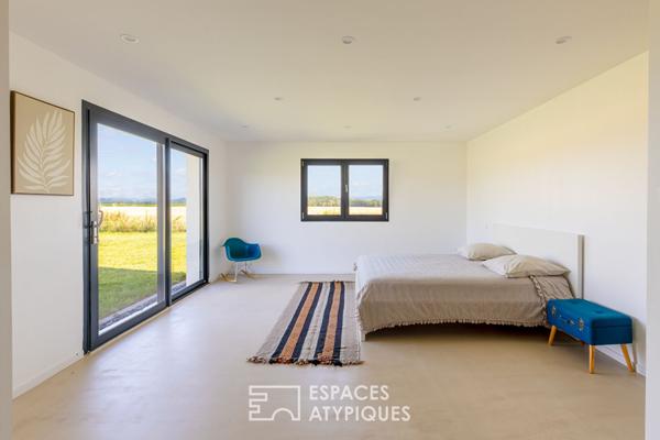 Maison contemporaine avec piscine et vue imprenable