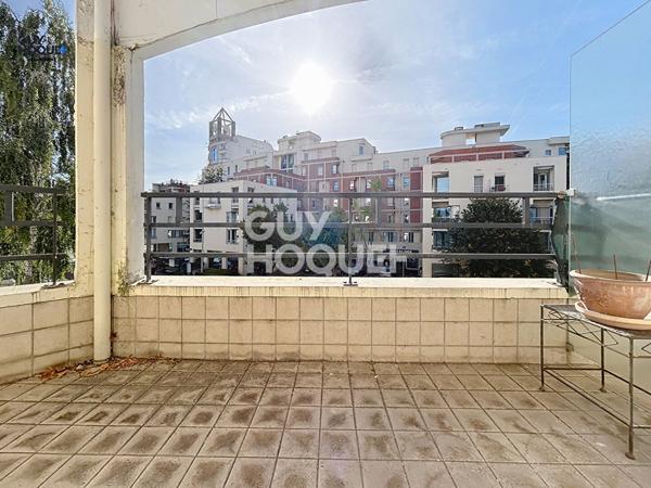 CENTRE-VILLE EAUBONNE ! 3 pièces 63m² avec Balcon de 5m² environ+ cave et BOX en sous-sol+ parking extérieur