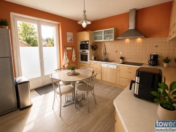 Maison
                                                                                                                                                                                                                                                                                                                        6 pièce(s)                                                                                                                                                                                                          5 chambre(s)                                                                                                                                                                                                          121  m²