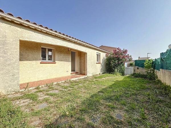 Maison à vendre GIGEAN (34) - Plain-pied T5 - 4 chambres - Terrain clos de 380 m2 - Garage - Parking privatif