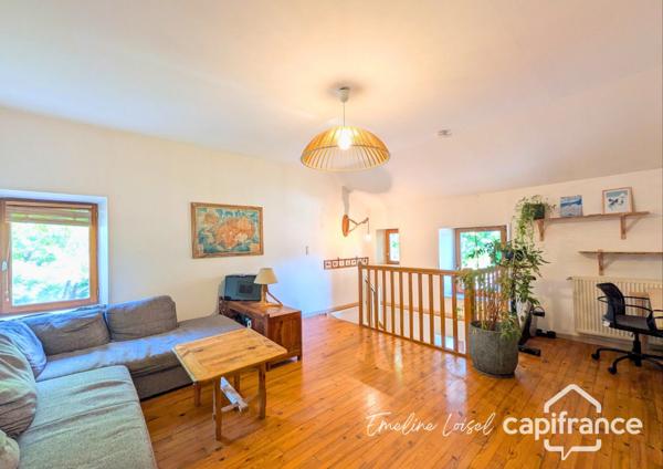 Maison en pierre rénovée avec jardin – 111 m² – Saint-Martin-en-Vercors (26420)