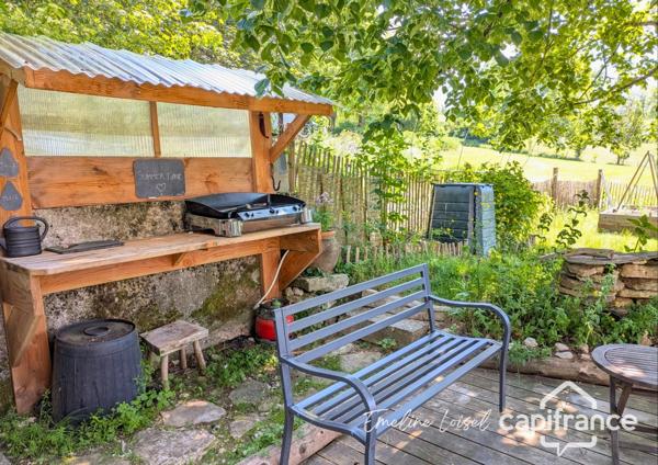Maison en pierre rénovée avec jardin – 111 m² – Saint-Martin-en-Vercors (26420)