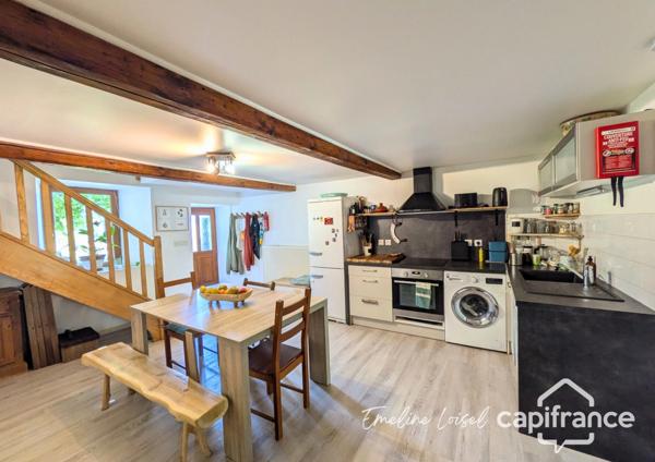 Maison en pierre rénovée avec jardin – 111 m² – Saint-Martin-en-Vercors (26420)