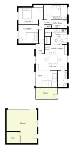 Maison à vendre 5 pièces 96,19 m² Bellevigny