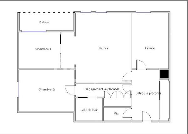 3 pièces - 67m² - Eglise de Pantin