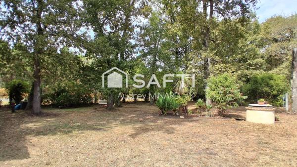 Maison landaise avec 4 chambres, bureau, jardin et garage