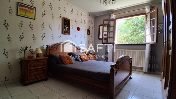 Maison landaise avec 4 chambres, bureau, jardin et garage