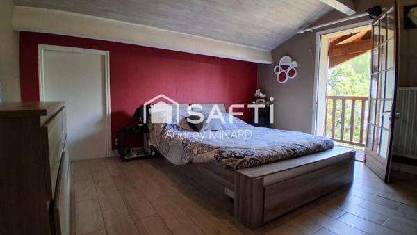 Maison landaise avec 4 chambres, bureau, jardin et garage