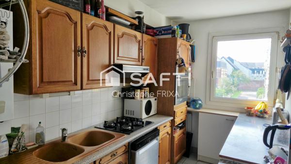 Appartement T3 proche jardin des plantes avec balcon et parking sous terrain