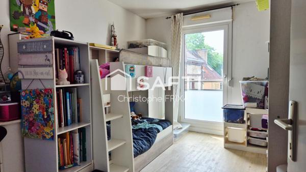 Appartement T3 proche jardin des plantes avec balcon et parking sous terrain