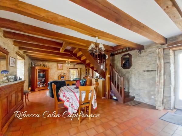 Maison de 115 m² + gîte de 85 m² avec dépendances