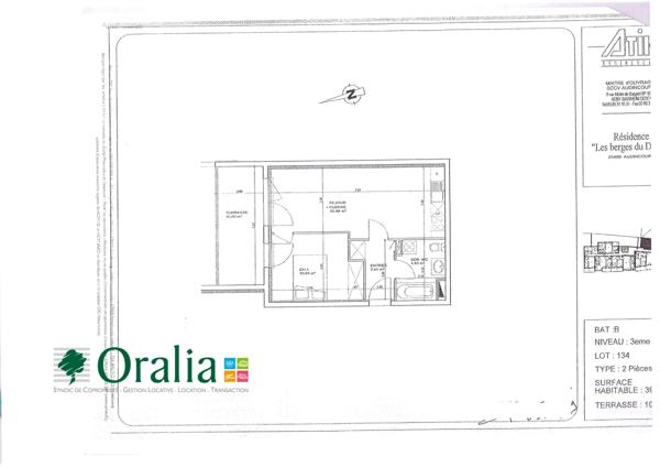 Appartement · Location Audincourt (25400) 2 pièces · 38m²