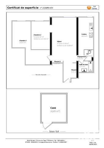 Appartement à vendre 3 pièces 63 m² Livry-Gargan