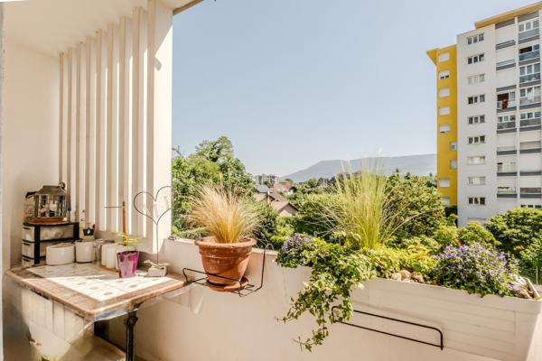 APPARTEMENT TRAVERSANT 77 m², 2 CHAMBRES, VUE PARC & JURA, ANNEMASSE