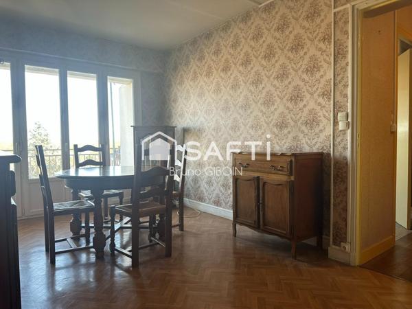 Appartement 2 pièces, 1 chambre, 1 cave