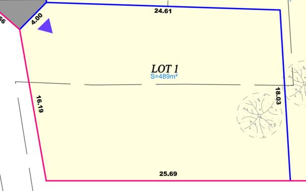 Terrain à vendre    Saint-Romain-de-Jalionas