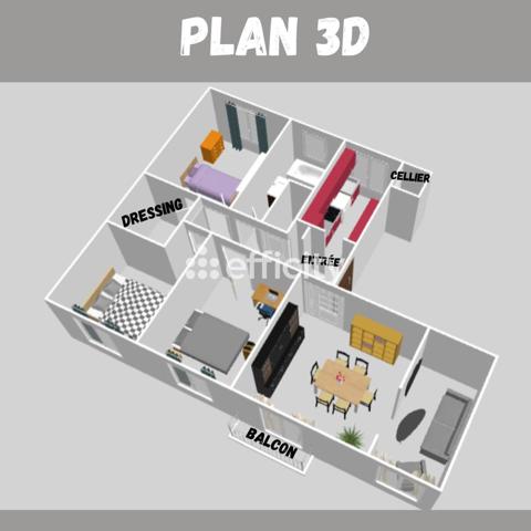 Appartement 5 pièces - 85 m²