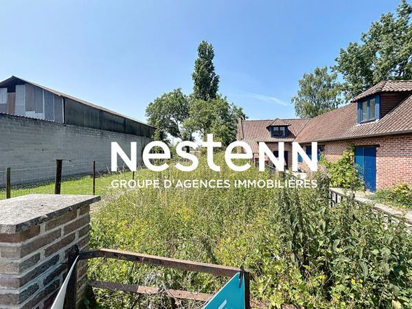 Terrain constructible 247m², Idéal petit Plain pied ou Garage, Wandignies-Hamage