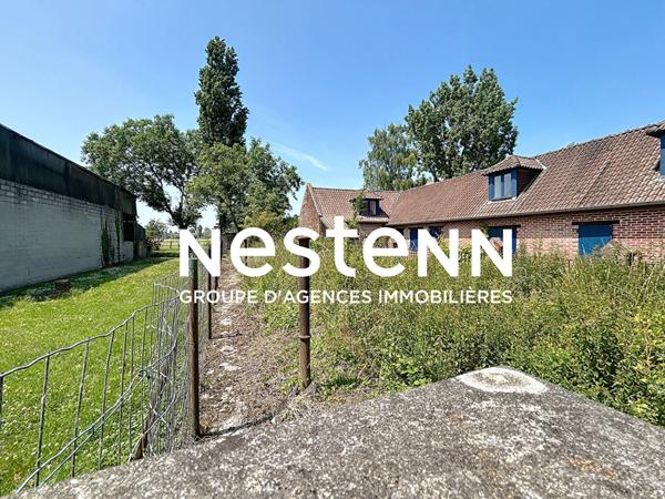 Terrain constructible 247m², Idéal petit Plain pied ou Garage, Wandignies-Hamage