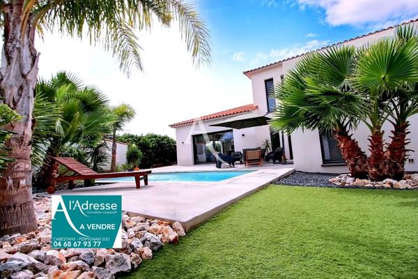 VILLA CONTEMPORAINE DE 150 M² DE TYPE F4 AVEC PISCINE SUR TERRAIN DE 530 M²