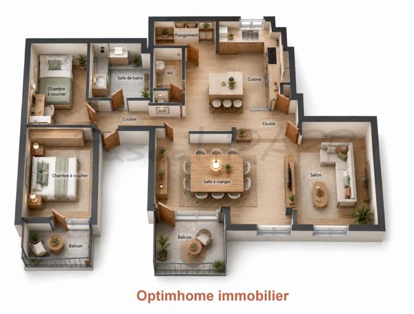 Appartement à vendre 4 pièces MONTPELLIER (34)