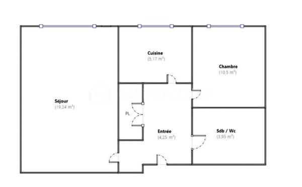 Appartement de 43,11 m²