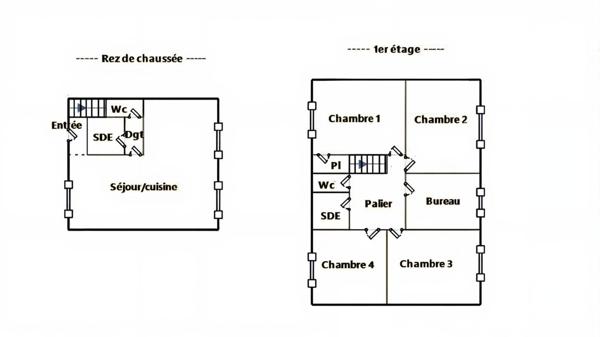 Maison 4 chambres jardin sud DPE B Le Muy familiale