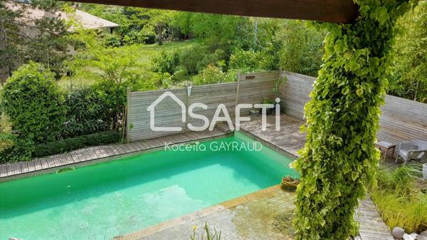 Villa 178 m², Calme, commodités, Piscine naturelle