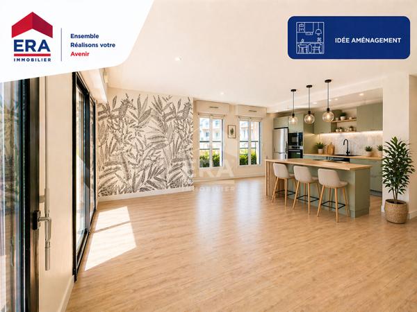 T3 lumineux avec balcon plein sud + parking ? cadre de vie recherché