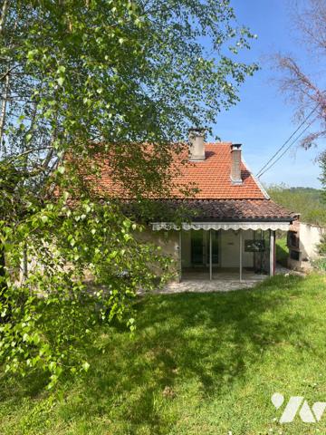 Maison T3 proche du centre avec vue imprenable sur Figeac