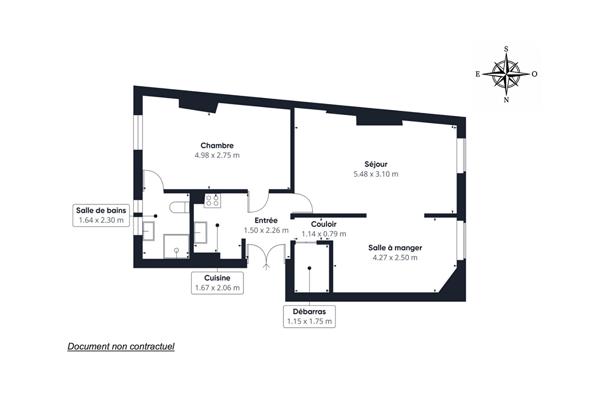 Appartement traversant Est-Ouest – Marx Dormoy / Halle Pajol