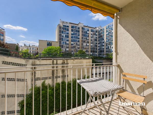 Appartement 3 pièces de 65 m² avec balcon, box et cave - Paris 20