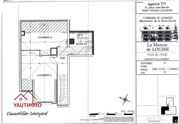 Lucinges (74380) À vendre – Spacieux appartement T5 de 127 m² avec terrasse, garage et parking – Lucinges
