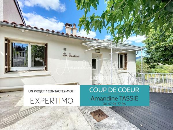 Millau (12100) Maison rénovée avec terrain en terrasse – Environ 60,5 m² habitables + dépendances