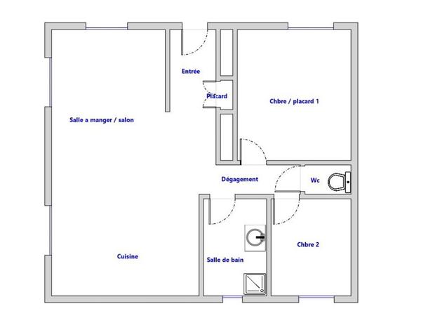 Millau (12100) Maison rénovée avec terrain en terrasse – Environ 60,5 m² habitables + dépendances