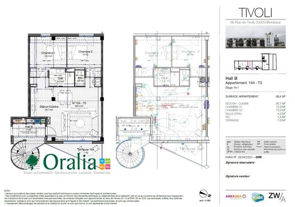 Appartement · Location Bordeaux (33000) 3 pièces · 67m²