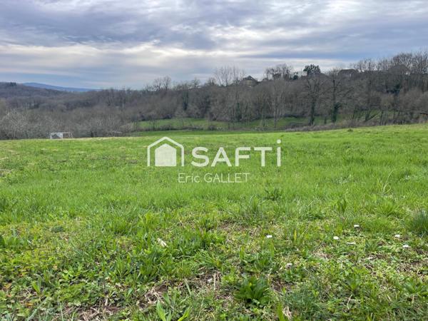 Terrain à bâtir avec vue dominante
