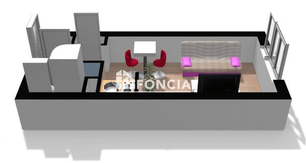 À vendre Studio 18.19 m² - Grenoble 38000