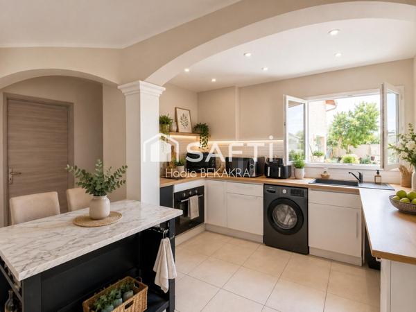 MAISON FAMILIALE – 100 m² – 4 CHAMBRES – TERRAIN 528 m² - SAINT-RAMBERT-D'ALBON
