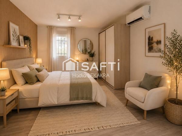 MAISON FAMILIALE – 100 m² – 4 CHAMBRES – TERRAIN 528 m² - SAINT-RAMBERT-D'ALBON